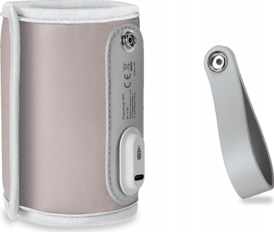 Ngrohës biberoni Lionelo Care Thermup GO, portativ, me USB, rozë