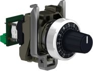 Potenciometër Schneider Electric XB4BD912R10K, 10 kOhm, për panel komande, i zi