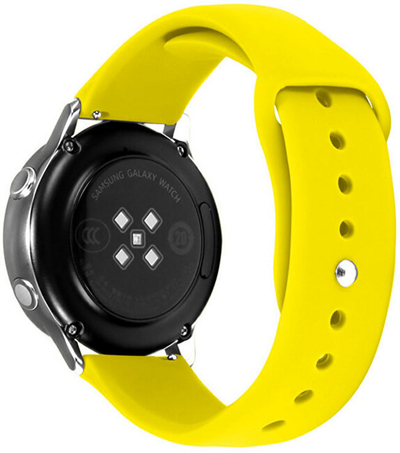 Rrip për orë të mençur 4wrist Samsung Galaxy Watch, i verdhë, 22 mm