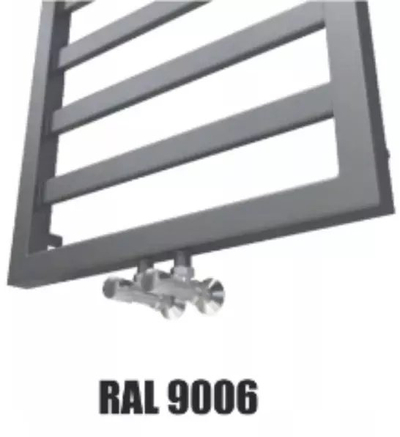 Radiator banjoje Hydroland Natsumi, 98x53cm, RAL 9006, i bardhë