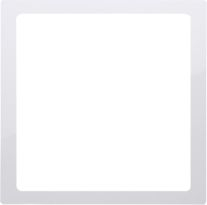 Kornizë dekorative Simon 54, plastike, 5.5cm, e bardhë