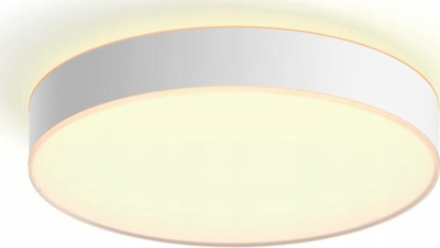 Plafon LED Philips Hue Devere, 33.5W, Bluetooth, i bardhë