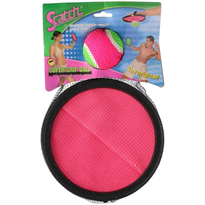 Set loje kap topin Scatch Super Grip Ball, diametër 19.5 cm, rozë jeshile