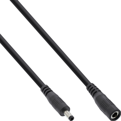 Kabllo zgjatuese energjie InLine, DC 4.0x1.7mm, 2m, e zezë