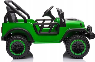 Makina elektrike për fëmijë Leantoys YSA8813, 24V, me bateri, e gjelbër