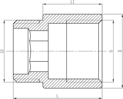 Shtesë Invena Brass 1/2" x 30mm - ZM-11-230
