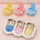 Set lodrash Sylvanian Families Triplets Care Set, me tripletë të vegjël Chocolate Rabbit, me gjëra për kujdes, shumëngjyrësh