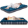 Dyshek ajri Jilong Flocked Mattress 24501, 191x73x22 cm, për një person, blu gri