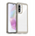 Maskë telefoni Hurtel Outer Space për Samsung Galaxy A26, kornizë fleksibël, gjysëm transparente, e zezë
