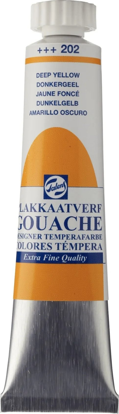 Bojë guash Talens Gouache 202, 20ml, deep yellow, e verdhë