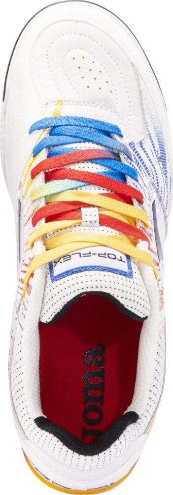 Atlete futsalli Joma Top Flex 2476 IN, lëkurë natyrale, brendshme, të bardha, nr 44.5