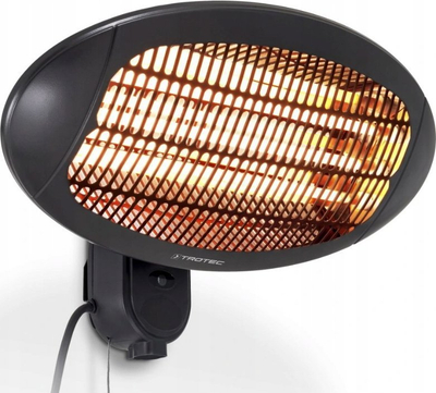 Ngrohës me rreze infra të kuqe Trotec IR 2000 S, 2000W, për mur, i zi