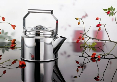 Çajnik Schulte Ufer Romana, 2.2L, çelik inox, argjendtë