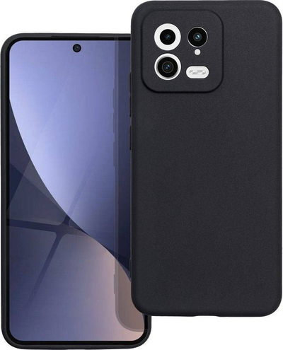 Kapak telefoni OEM Matte për Xiaomi 13, silikoni, i zi