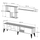 Set mobilie për TV Tronde 180×33.8×48.6 cm (HM9437.02), zezë