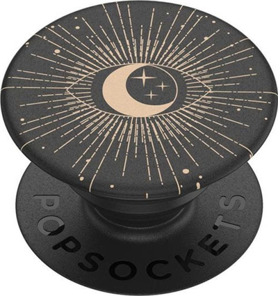 Држач за телефон PopSockets PopGrip Skelly, пластика, црна