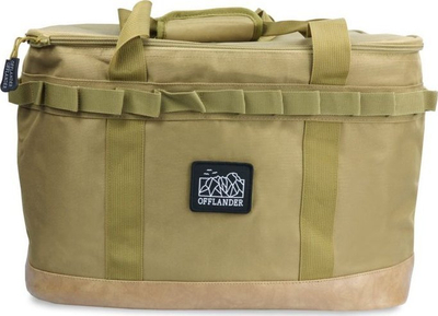 Çantë kampingu Offlander Universal Offroad, 37L, poliestër najlon, ngjyrë khaki