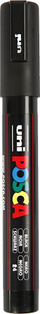 Marker me bojë poster Uni Posca PC-5M, 1.8-2.5 mm, i zi