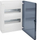 Panel shpërndarës modular Hager Golf VS212TD, 2x12 module, IP40, i bardhë me derë transparente