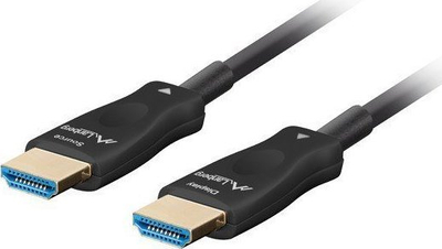 Kabllo HDMI Lanberg CA-HDMI-30FB-1000-BK, 100m, HDMI 2.1, i zi