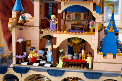 Set LEGO Disney Castle, komplet ndërtimi koleksion, kështjellë dekorative, shumëngjyrësh