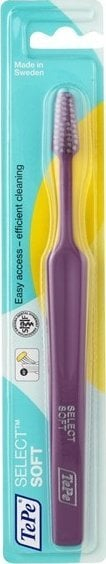 Furçë dhëmbësh TePe Select Compact Soft, qime të buta, për mishra të ndjeshëm, shumëngjyrëshe