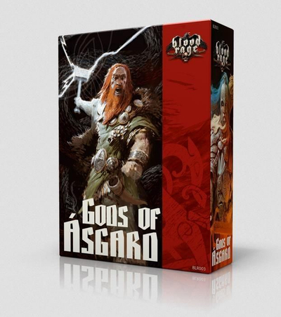 Проширение за друштвена игра Portal Games Blood Rage Gods of Asgard, минијатури, за основната игра Blood Rage