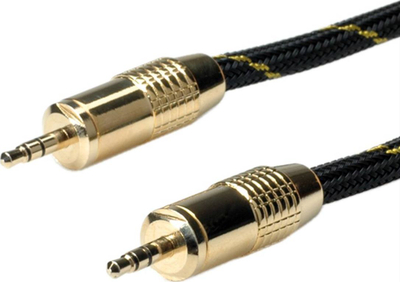 Kabllo audio Roline 11.09.4285, 3.5mm, 5m, e zezë
