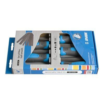 Set lima dore Unior 762/5, 5 copë, 150mm, blu e zezë