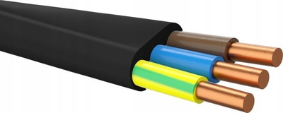 Kabull elektrik N2XH JP 3x2.5 mm², 0.6/1 kV, B2ca, 500m