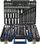 Set veglash Scheppach TB 217, 217 copë, me kuti transporti, shumëngjyrësh