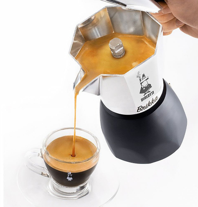 Xhezve espresso Bialetti Brikka, 4 filxhanë, alumini, gri