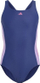 Rrobë banje njëpjesëshe për kalamaj Adidas CUT 3S Suit, që s’e ha klori, nga material i ricikluar, blu