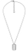 Varëse për meshkuj Fossil Dog Tag Knox JF04882040, e argjendtë