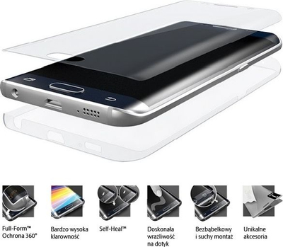 Film mbrojtës 3MK ARC SE 3D për Samsung Galaxy S7 Edge, përpara, mbrapa edhe anash, transparent