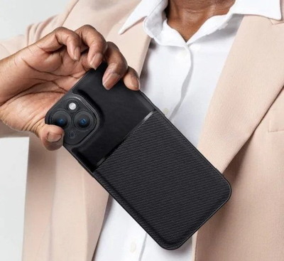 Këllëf telefoni Forcell NOBLE për Samsung Galaxy A12, material TPU, i zi