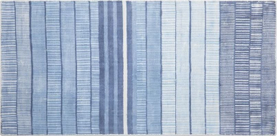Tapet Beliani YARDERE, 80x150 cm, viskozë, blu e çelët