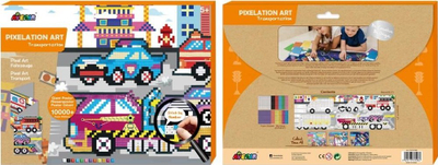 Set krijues Avenir Pixelation Art Transportation, 10000+ ngjitëse, poster i madh fare, shumngjyrësh