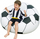 Karrige frymëse Diverse 77801855, si top futbolli, PVC, me shumë ngjyra