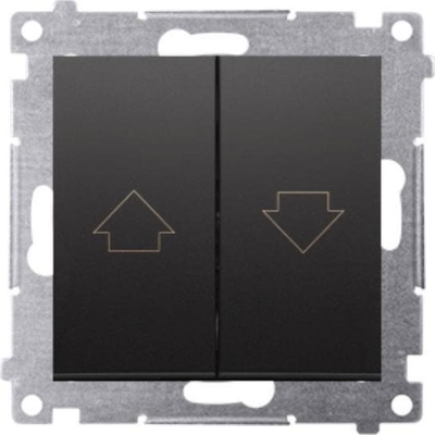 Buton roletash Kontakt-Simon Simon 54 DZP1W.01/49, 10AX 250V, terminale me vida, i zi mat