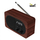 Radio altoparlant Bluetooth meaniIT B4, e kaftë/ zezë
