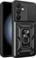 Mbrojtëse telefoni Hurtel Hybrid Armor për Samsung Galaxy S25 Plus, TPU edhe polikarbonat, e zezë
