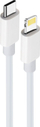 Kabllo Maxlife USB C në Lightning, 1m, për karikim dhe sinkronizim, e bardhë