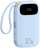 Power bank Baseus QPow 3, 20000mAh, 22.5W, me kabllo USB C dhe Lightning, blu