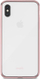 Mbrojtëse Moshi Vitros për iPhone Xs / X, transparente/rozë