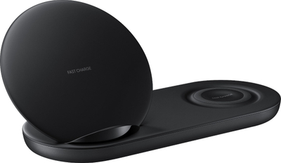 Karikues me valë Samsung Wireless Charger Duo EP-N6100, Qi, karikon 2 paisje, i zi