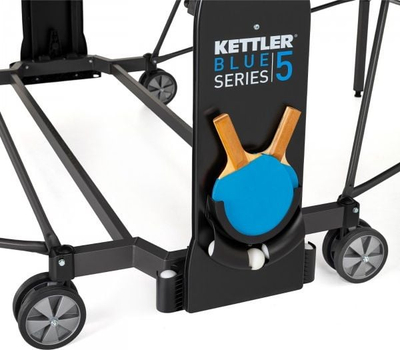 Tavolinë pingpongu Kettler Outdoor K5, 5 mm melaminë, për jashtë, blu