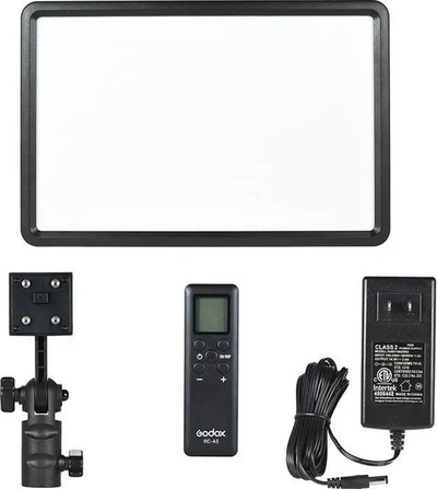 Dritë video LED Godox LEDP260C, 30W, 3300K-5600K, e zezë