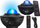 Projektor drite Lean Toys Night Light, LED, Bluetooth me telekomandë, shumëngjyrësh