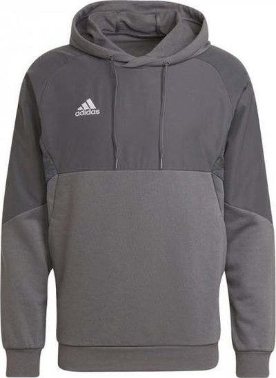 Bluzë me kapuç Adidas Condivo 22 M HD2306, për burra, sportive, gri